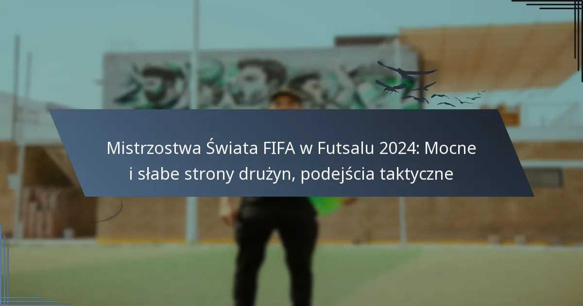 Mistrzostwa Świata FIFA w Futsalu 2024: Mocne i słabe strony drużyn, podejścia taktyczne