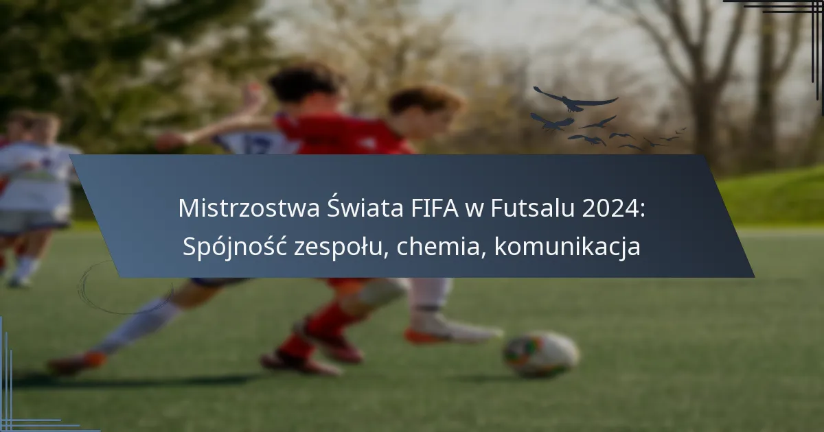 Mistrzostwa Świata FIFA w Futsalu 2024: Spójność zespołu, chemia, komunikacja
