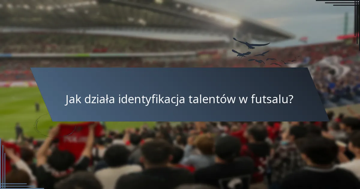 Jak działa identyfikacja talentów w futsalu?